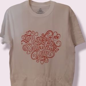 Happy valrntines day T-shirt (NWT)